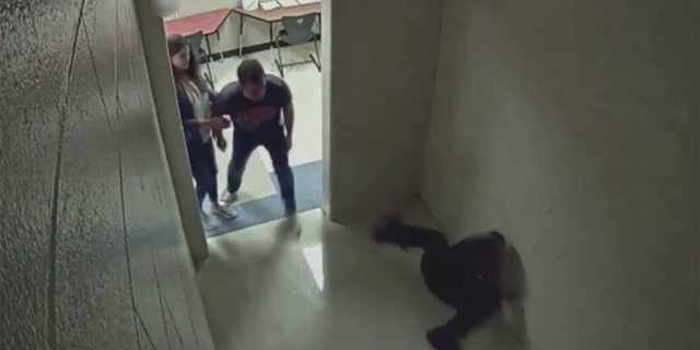 The 14-year-old hit his head against a wall.