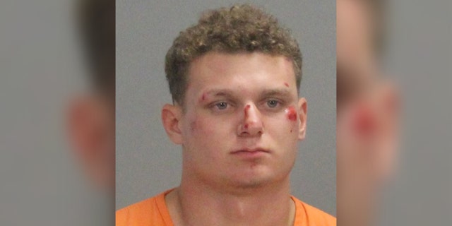 Kyle Mcadoo, 20, was arrested by Texas A&M police for various forms of vandalism at the George Bush Presidential Library and Museum in College Station.