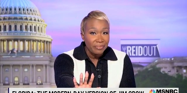 Joy Reid claimed Florida has been turned into a "modern-day version of Jim Crow"