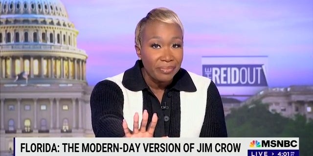 Joy Reid claimed Florida has been turned into a "modern-day version of Jim Crow"