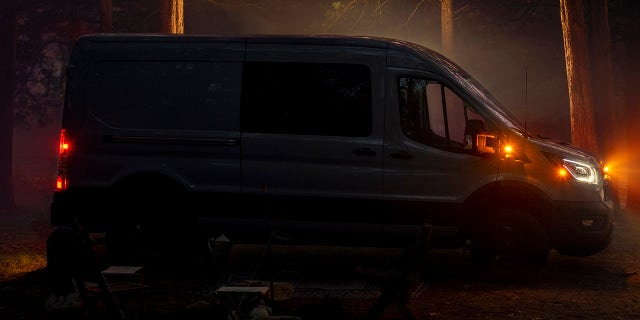 The 2023 Ford Transit Trail will be revealed in November.