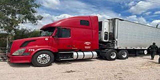 Hidalgo County Sheriff Eddie Guerra released this photo of the tractor trailer that was used in Thursday's human smuggling operation.