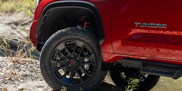 The lift kit is fully compatible with the Tundra's active safety systems.