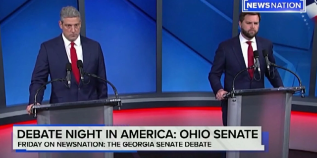 U.S. Senate candidates J.D. Vance and Tim Ryan accused each other of being extremists during a heated debate in Cleveland, Ohio.