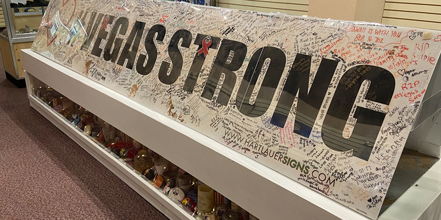 "Vegas Strong" became a popular saying following the Oct. 1, 2017, massacre. The Clark County Museum will feature an exhibit on the five-year anniversary until Jan. 30, 2023.