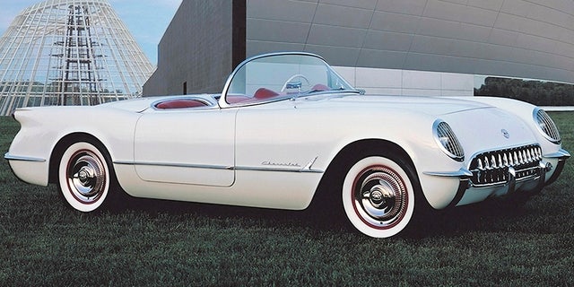 The Chevrolet Corvette first went on sale in 1953 with a 150 horsepower inline-six-cylinder engine.