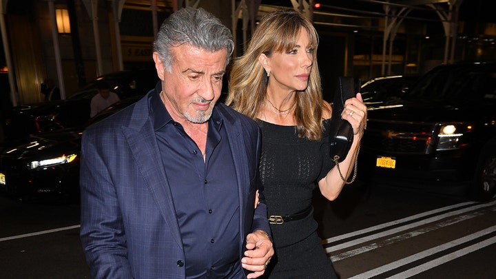 Sylvester Stallone and wife Jennifer Flavin spotted out in NYC