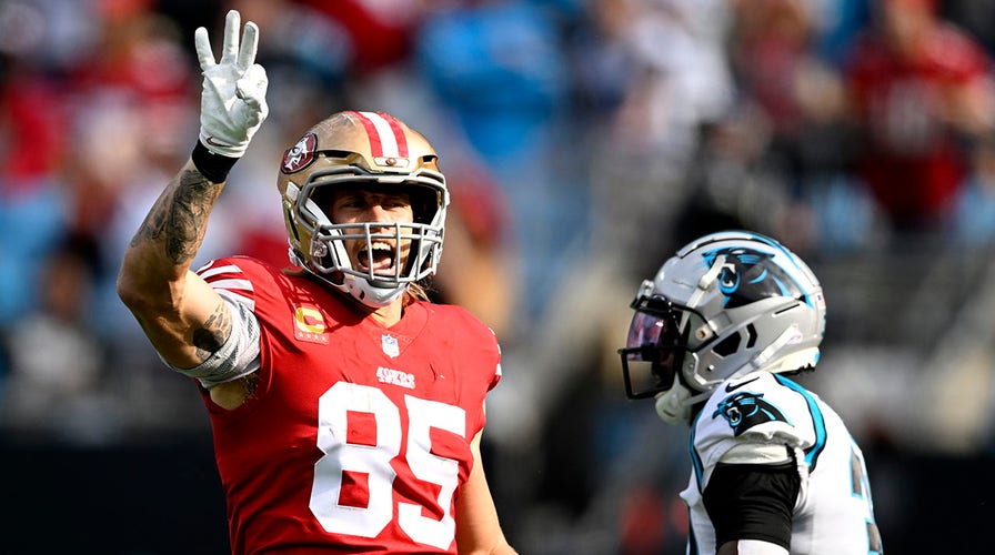 49ers' George Kittle calls for surface continuity among NFL stadiums, done  dealing with 'crappy turf'