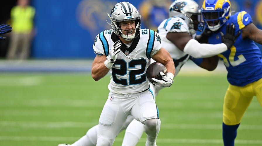 San Francisco 49ers running back Christian McCaffrey airs it out in Wildcat  formation vs. Philadelphia Eagles