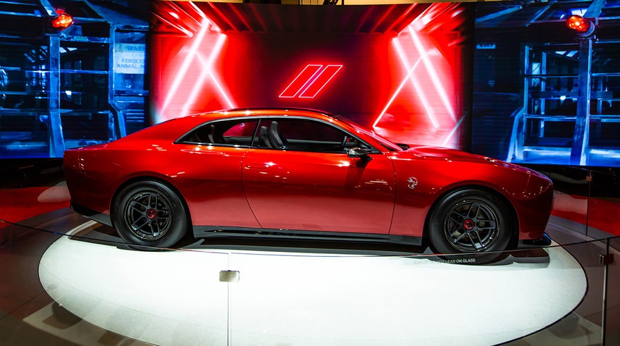 The Dodge Charger SRT Daytona Is The Hot Rod Of The Future Fox News   Red Charger Side 