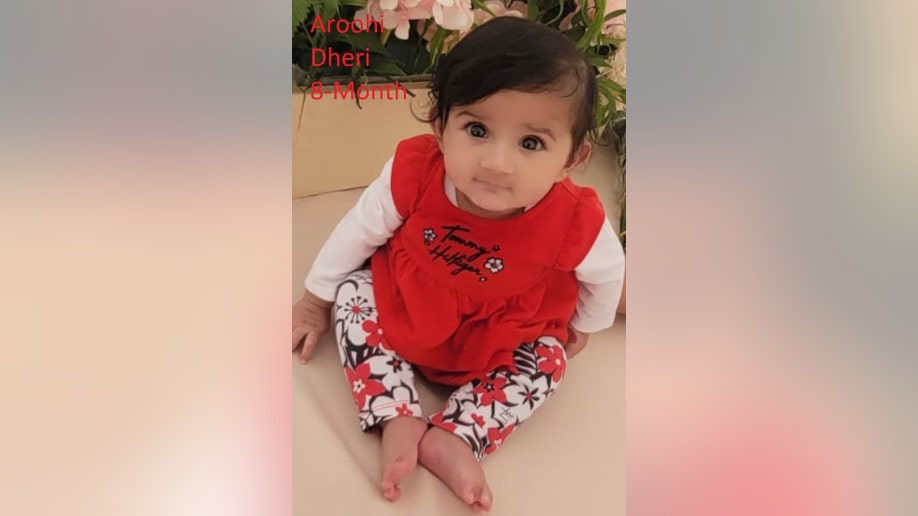 8-month-old Aroohi Dheri