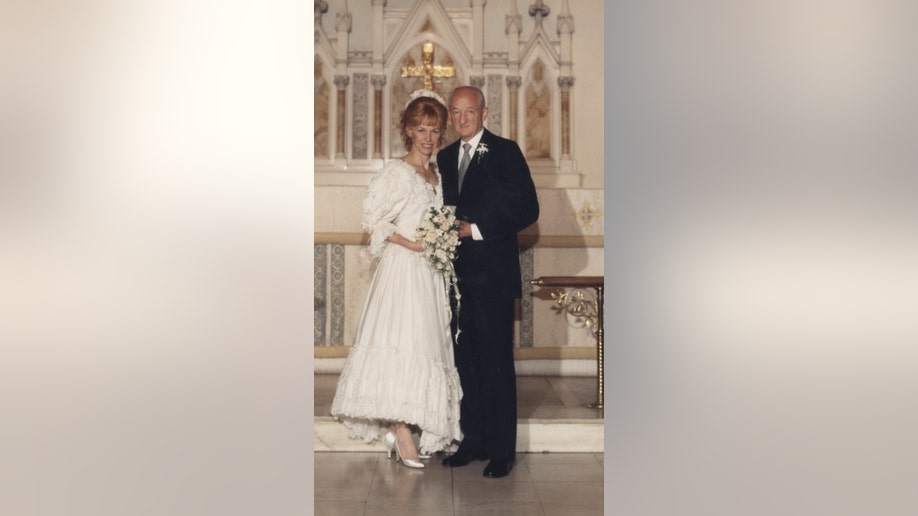 Mitzi and Frank Perdue's wedding