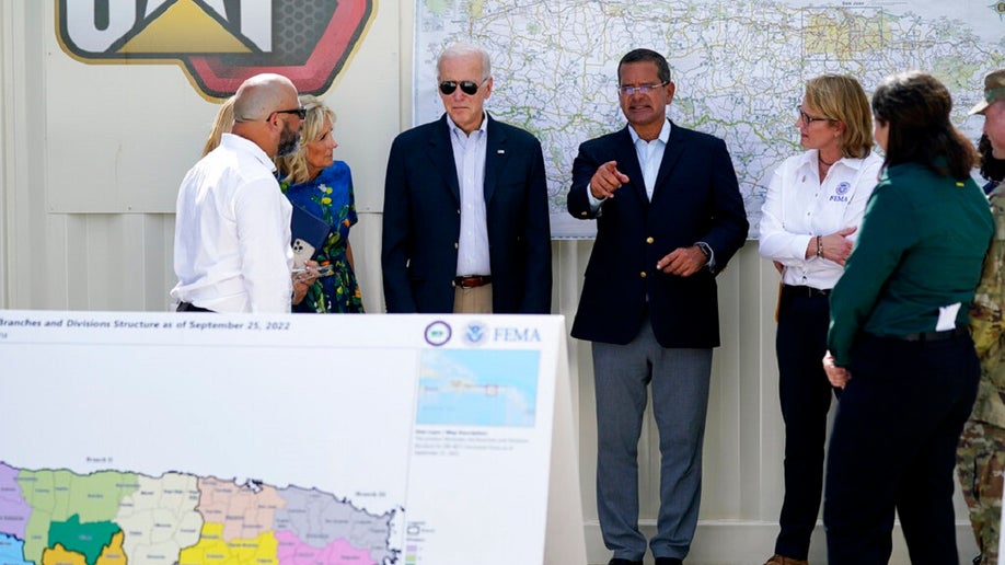 Biden visits Puerto Rico