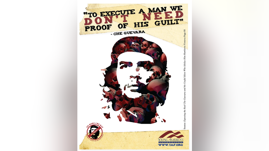 Che Guevara illustration from YAF with skulls
