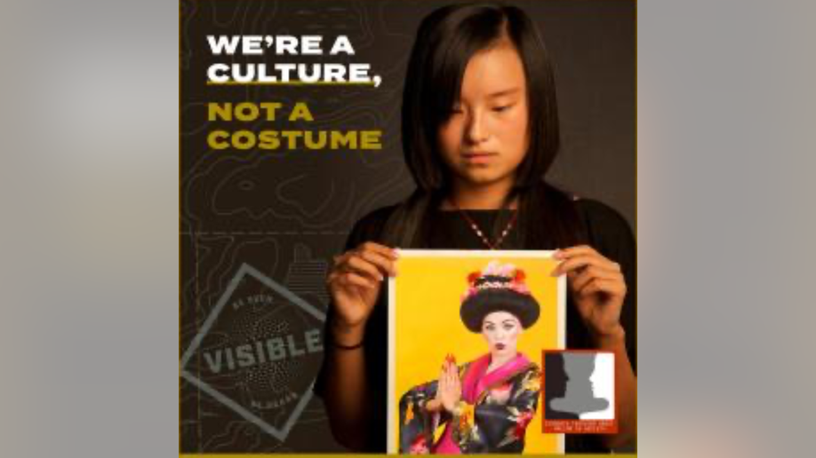 University of Ohio Halloween cultural appropriation campaign