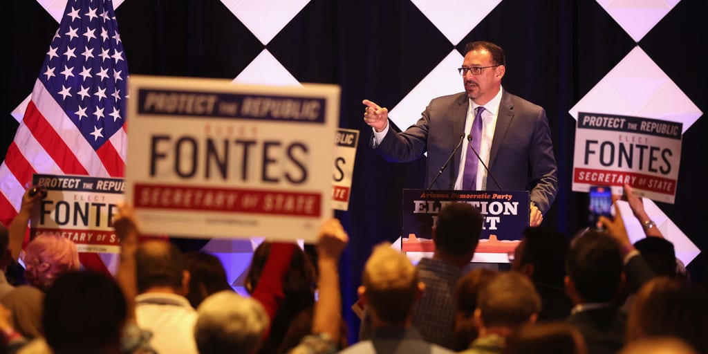 Arizona Democrat Adrian Fontes defeats Trump-backed
candidate in secretary of state race - Fox News