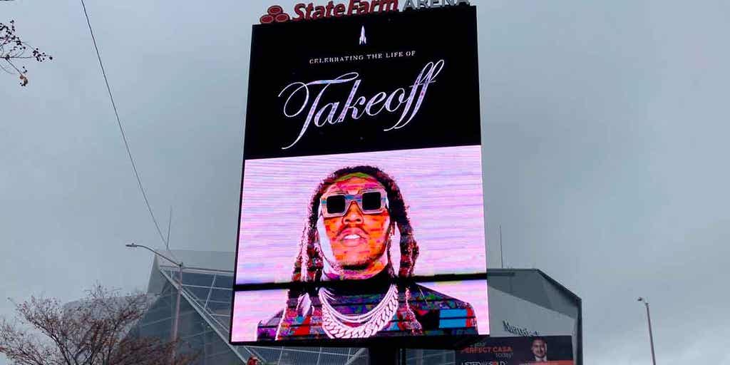 Takeoff fans mourn the late rapper's death in service at State Farm Arena in Atlanta - Vimarsana News