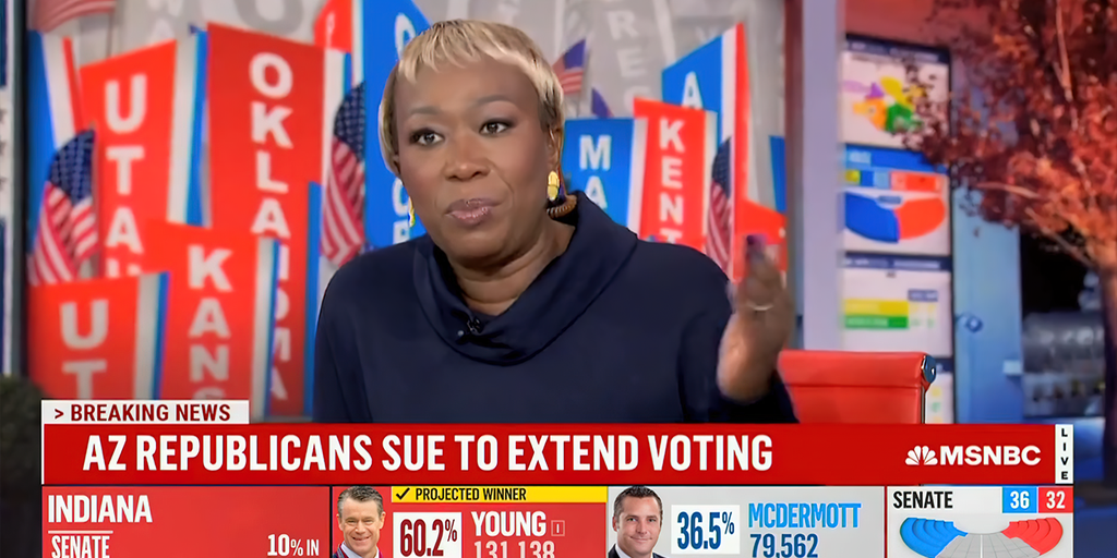 MSNBC's Joy Reid fumes Florida is 'far-far-far-right state' after DeSantis, Rubio wins - Vimarsana News