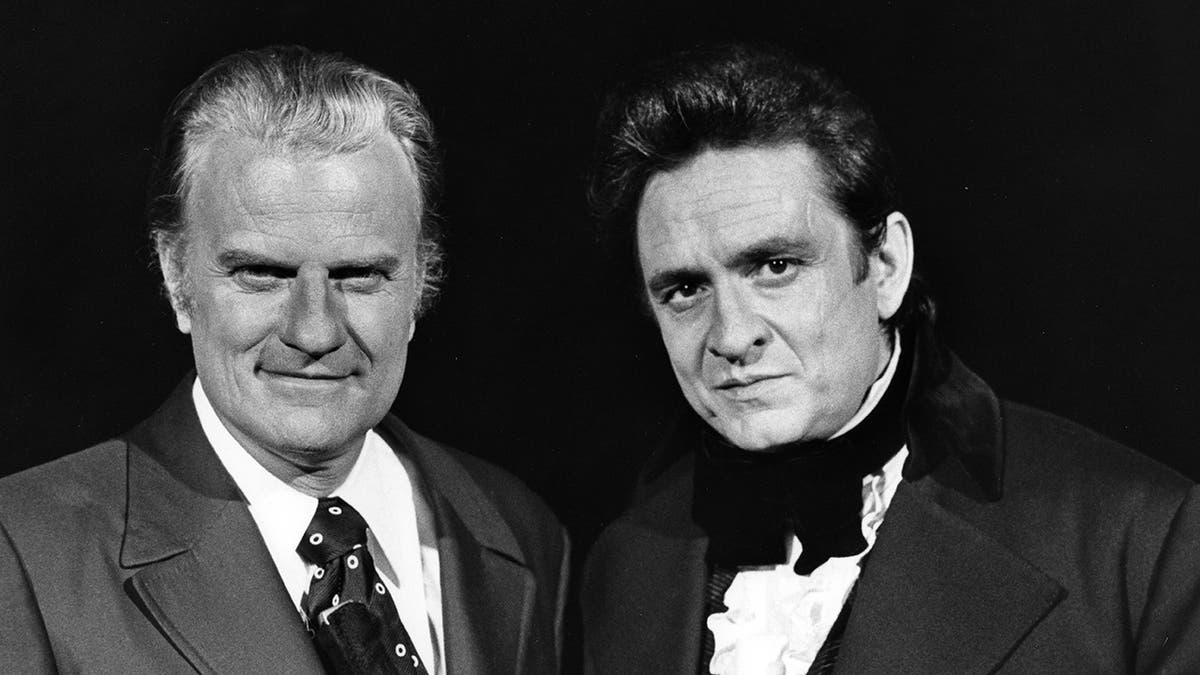 Johnny Cash and Rev. Billy Graham