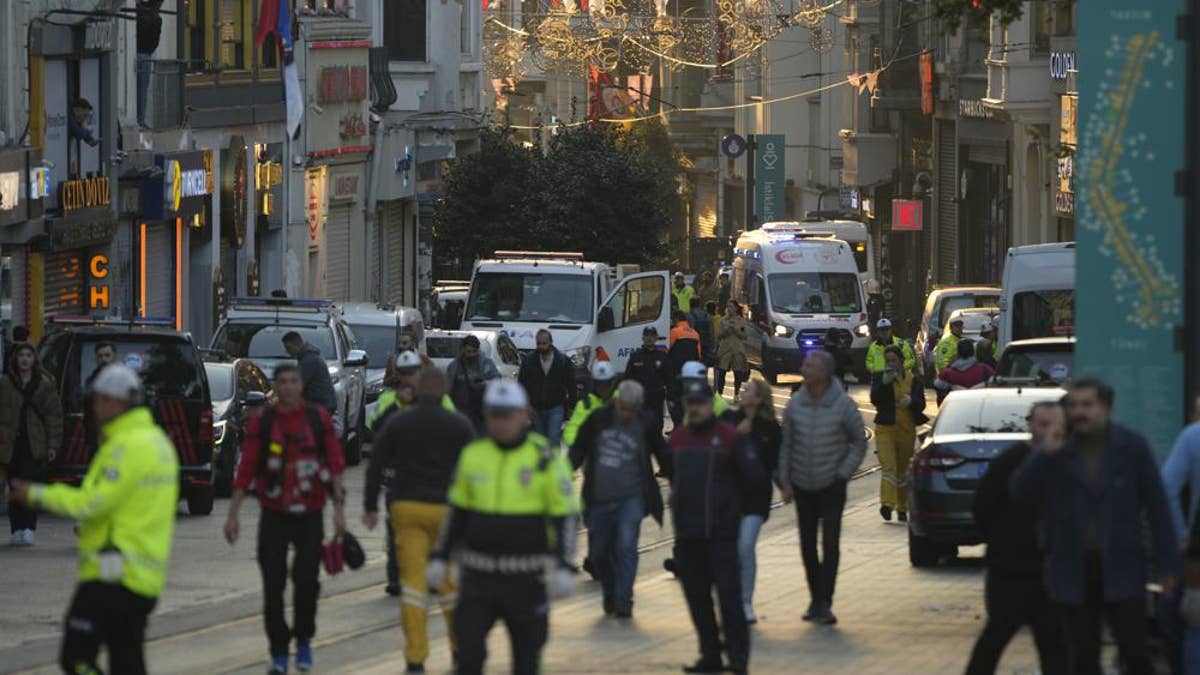 A bomb exploded on a major pedestrian avenue in the heart of Istanbul on Sunday, killing a handful of people, wounding dozens and sending people fleeing as flames rose.