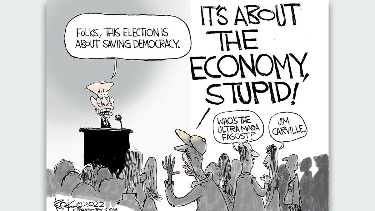 A political cartoon