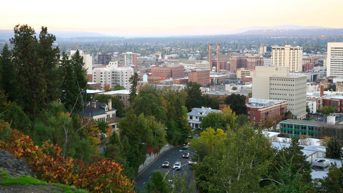 View of Spokane, Washington, skyline