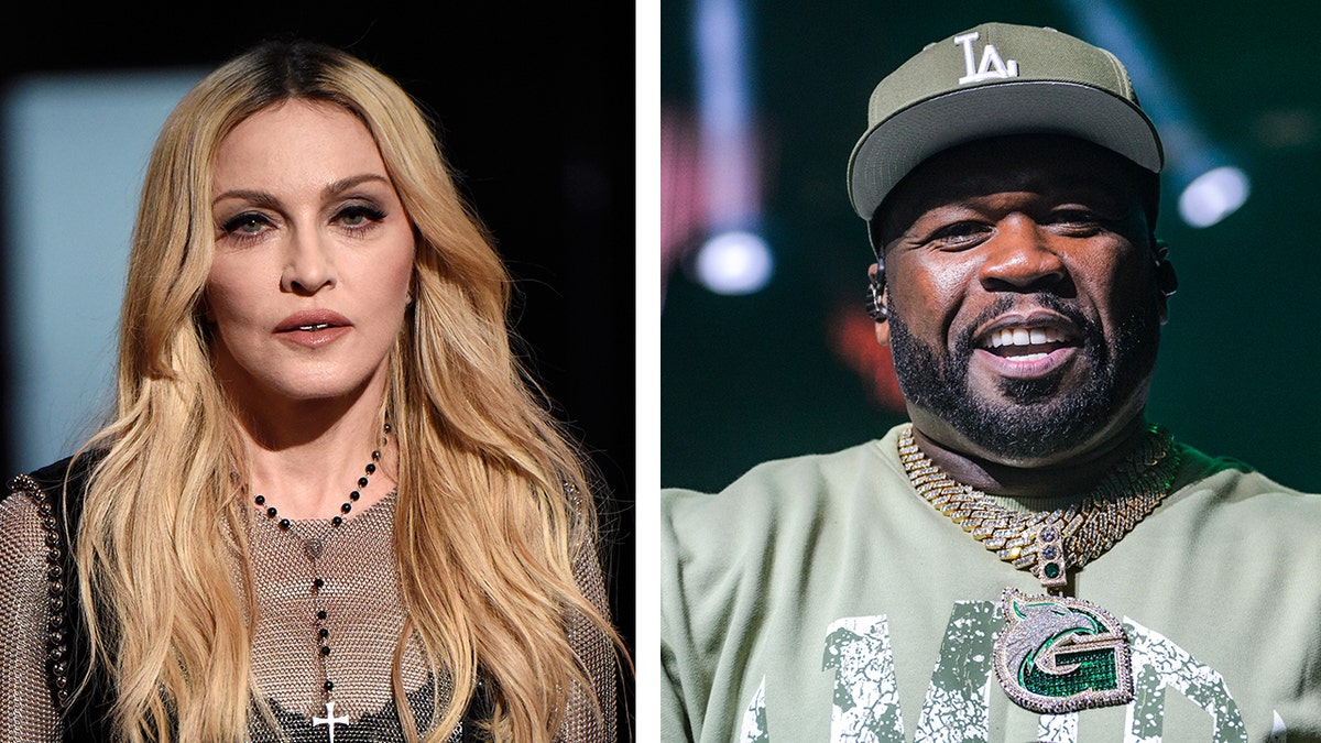 Madonna and 50 cent split photo feuding
