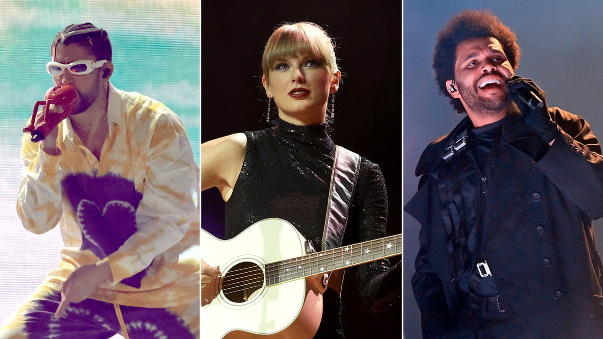 Bad Bunny, Taylor Swift, The Weeknd split