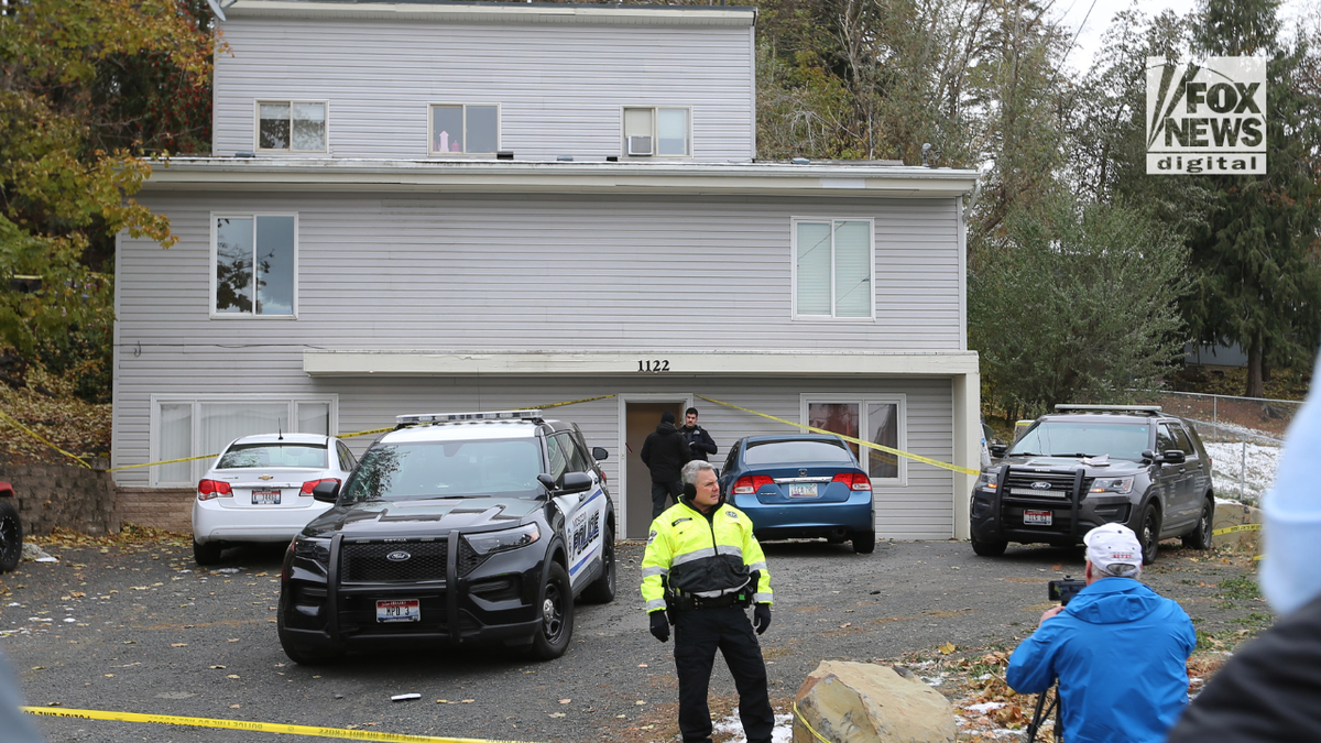 Police at University of Idaho murder scene