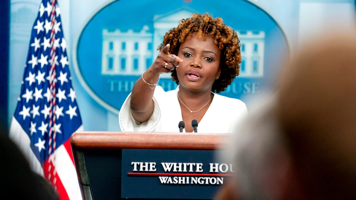 White House press secretary Karine Jean-Pierre 