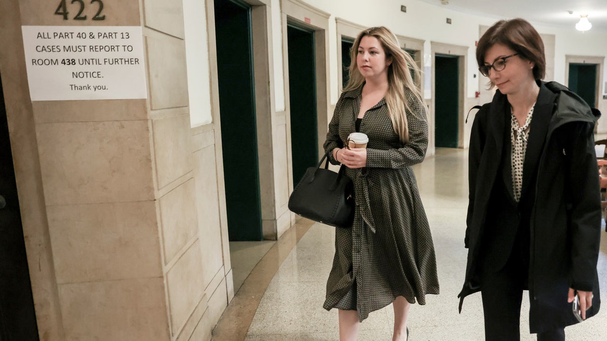 Haleigh Breest walks into New York courtroom ahead of civil trial