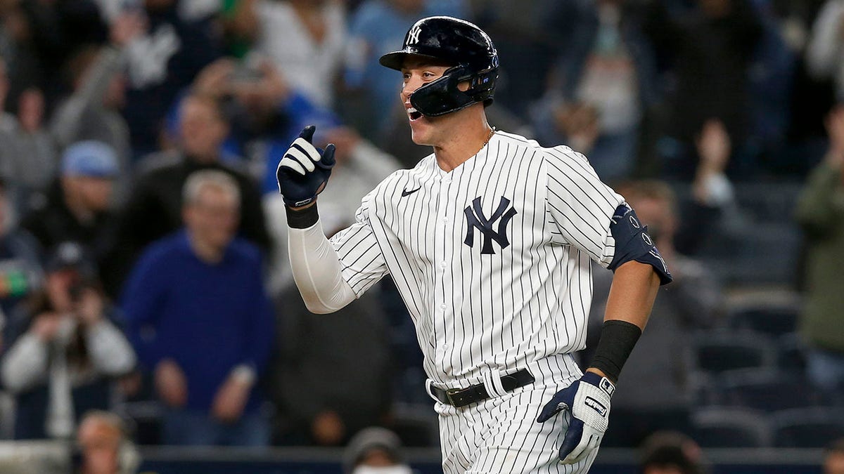 Aaron Judge after walk off homer