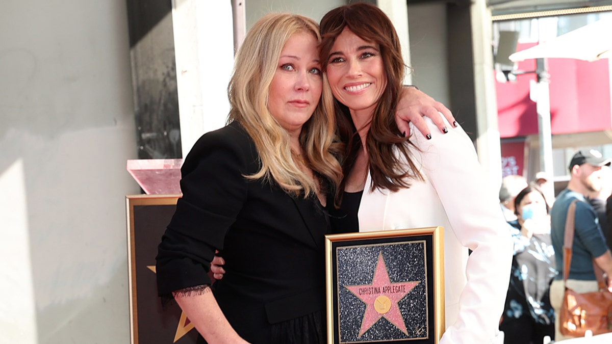 Christina Applegate and Linda Cardellini at Hollywood Walk of Fame