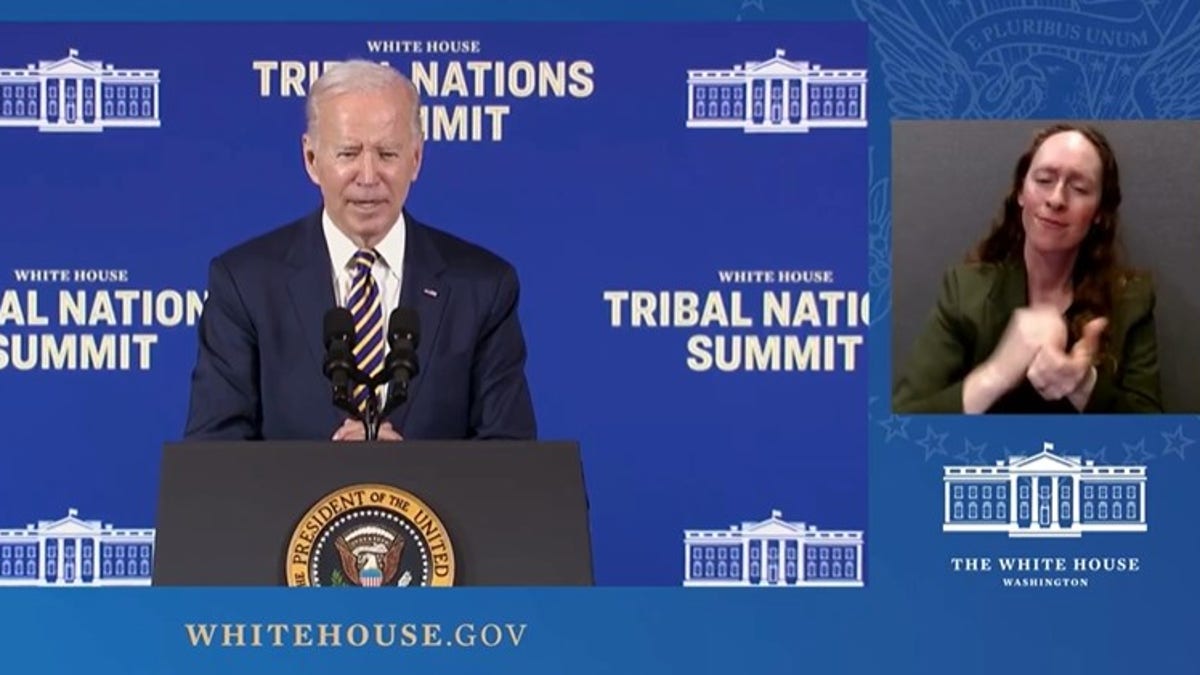 Biden speaks at Tribal Nations Summit