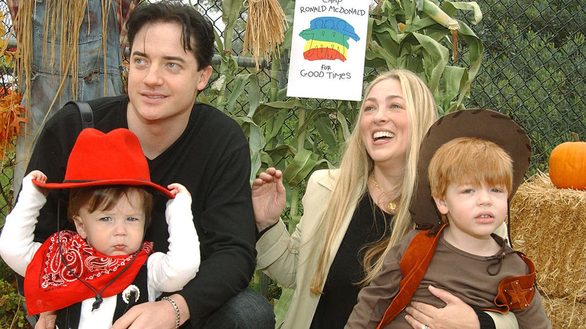 Brendan Fraser and his sons