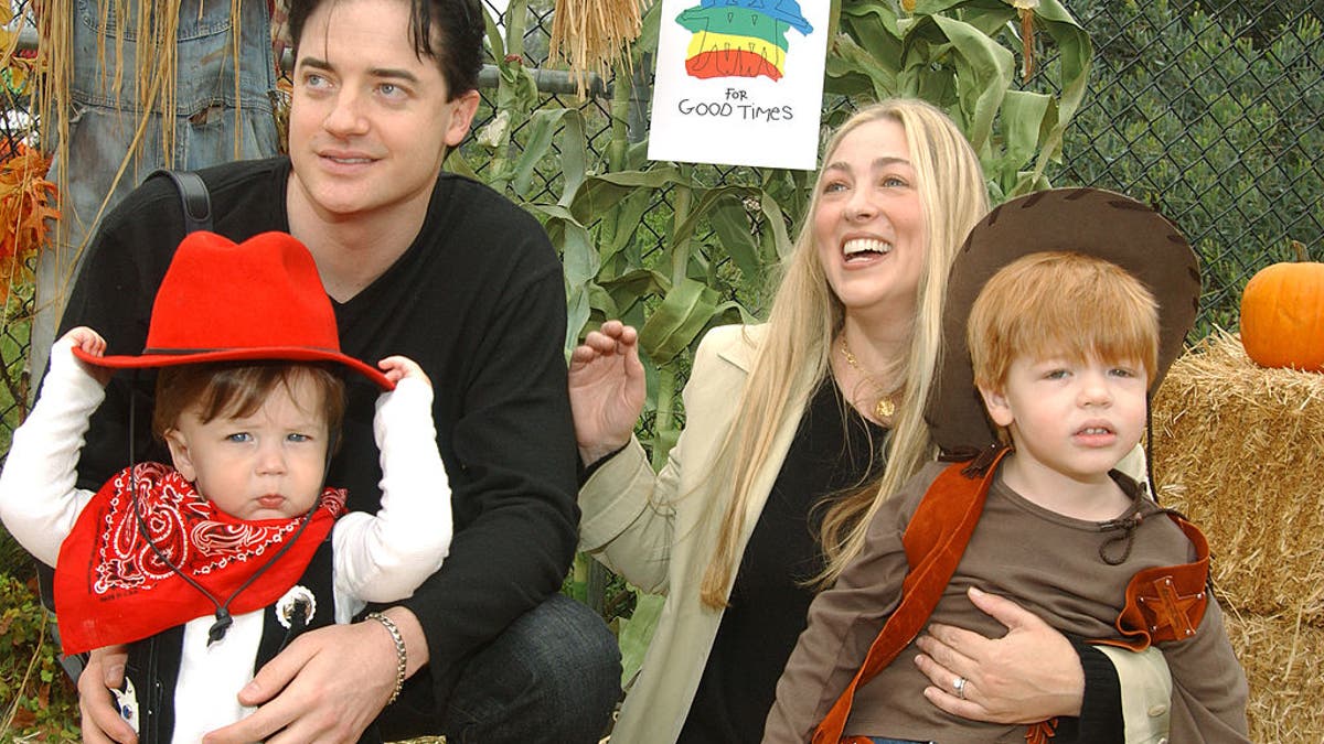 Brendan Fraser and his sons