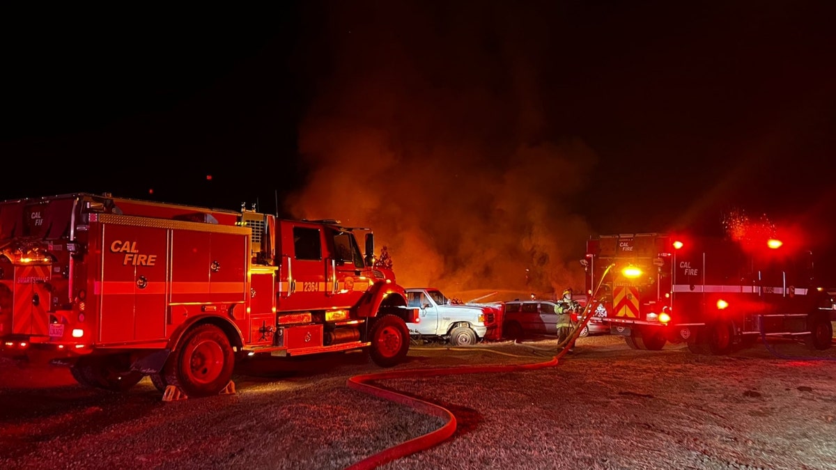 The CAL FIRE Nevada-Yuba-Placer Unit responds
