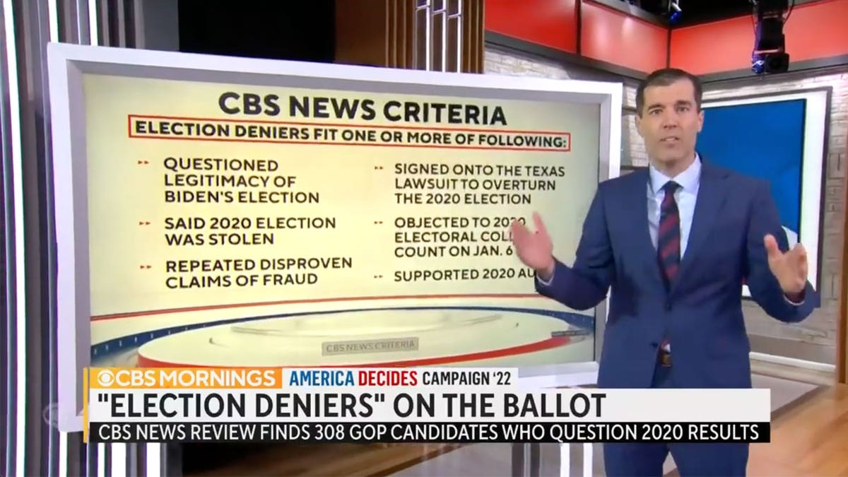 CBS News graphic Election Deniers