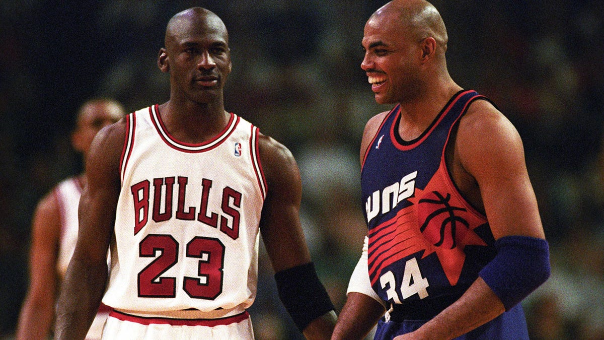 Michael Jordan and Charles Barkley in 1993