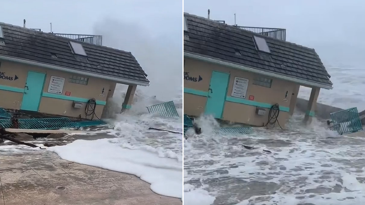 Tropical Storm Nicole Florida damage