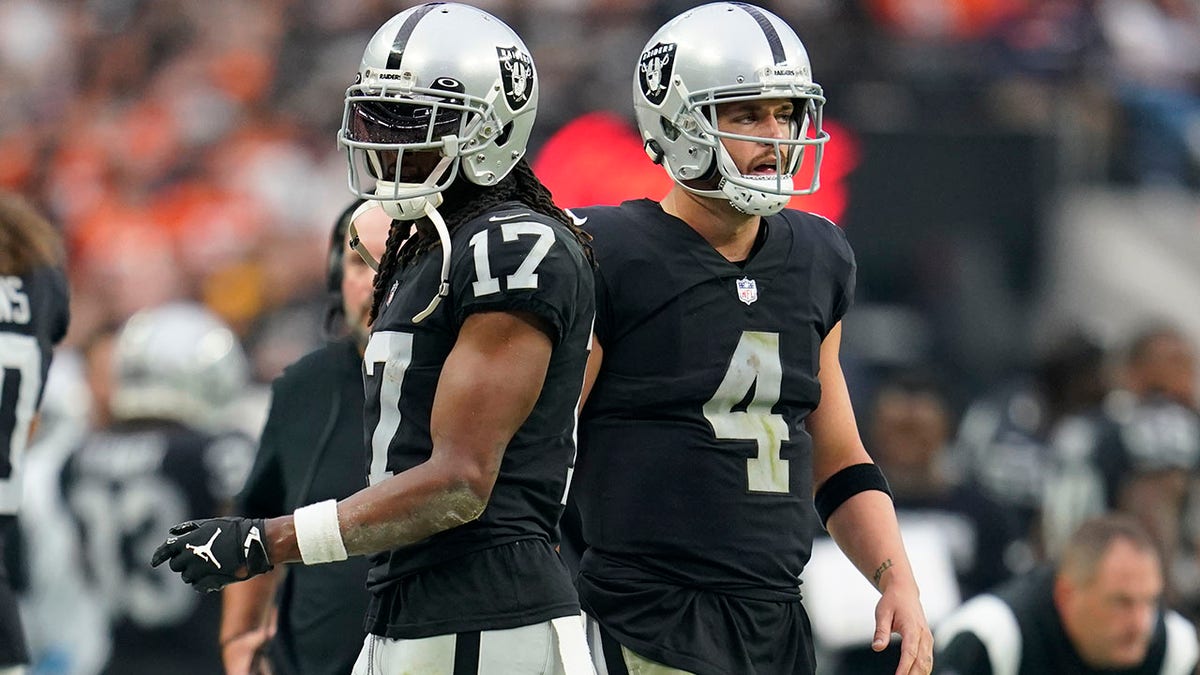 Derek Carr and Davante Adams