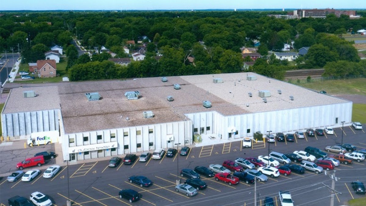 Aerial view of parking lot where Nicole Hammond was fatally shot