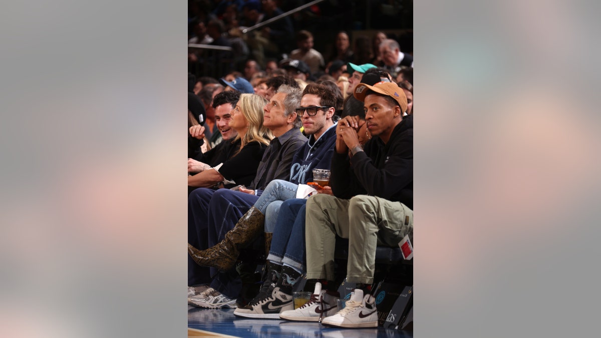 Pete Davidson wears sunglasses indoors at Madison Square Garden