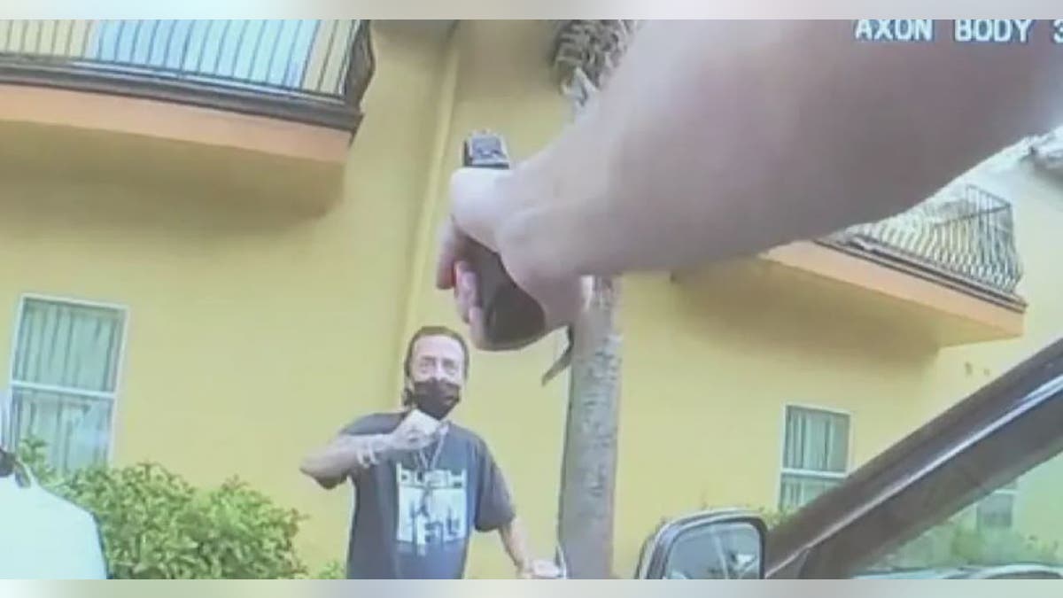 Body cam screenshot from Sarasota Police