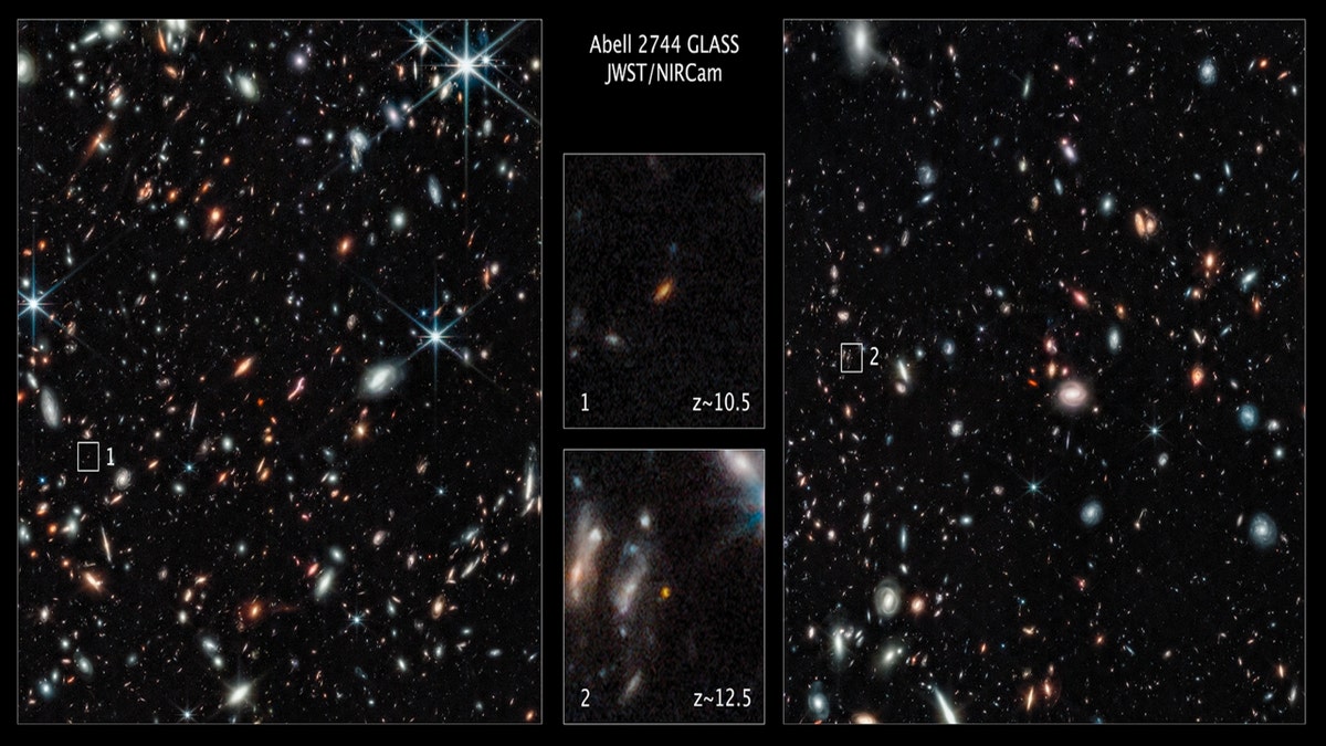Two of the farthest galaxies seen to date