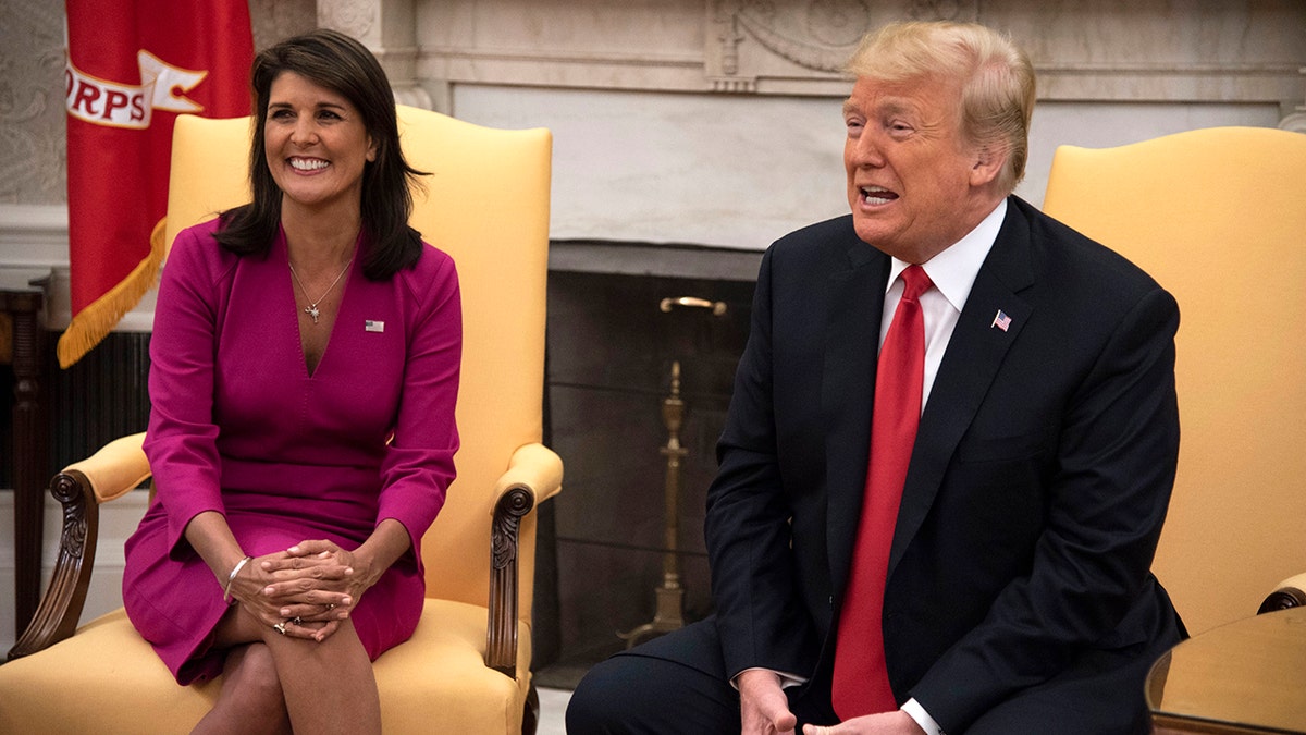 Donald Trump and Nikki Haley