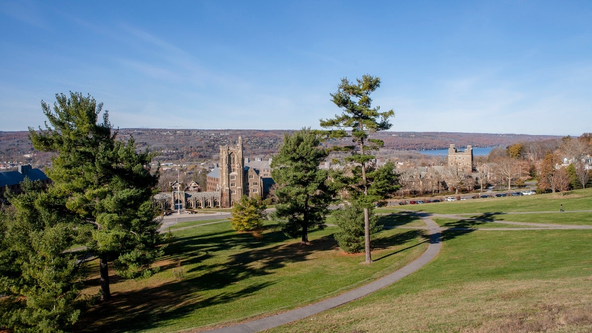 Mennen Hall and Campus, Cornell University