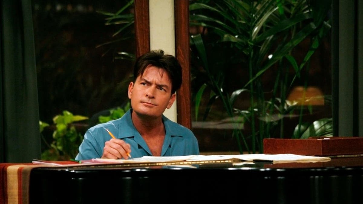 charlie sheen in two and half men