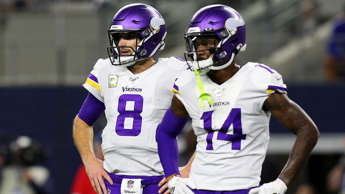 Kirk Cousins and Stefon Diggs in 2019