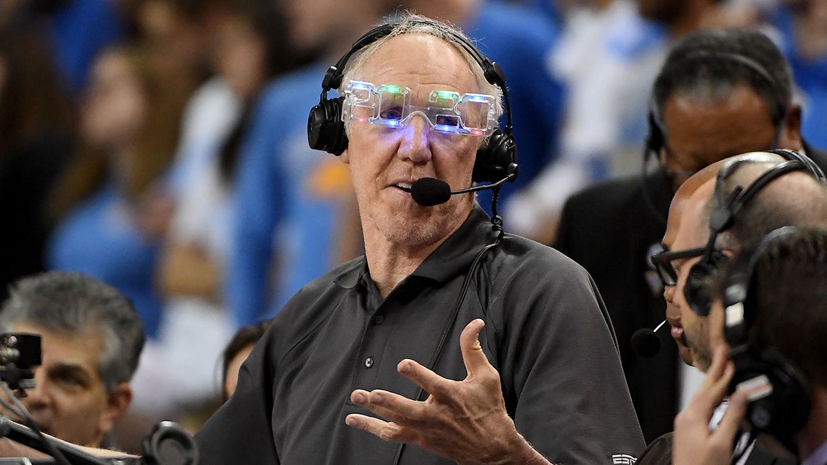 Bill Walton during a UCLA broadcast